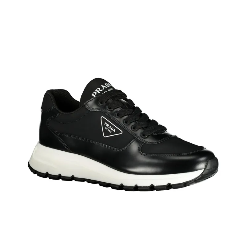 PRADA Cushioning Low Top Sports Casual Shoes Men's Black-2