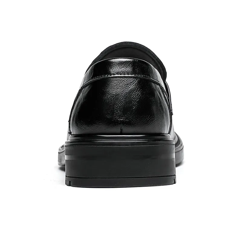 CHINT Dress Shoes Men Low Top Black-3