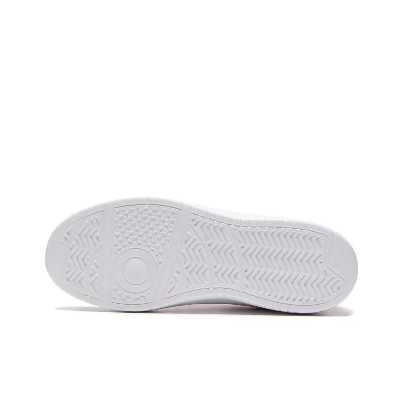 LiNing Pontoons Slip Resistant, Abrasion Resistant, Lightweight, Breathable Low Top Skateboard Shoes Women's White Pink-4