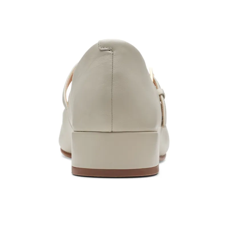 Clarks Mary Jane Shoes Women's White-2
