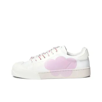 MARNI Low Top Stylish Skateboarding Shoes Women's White Purple