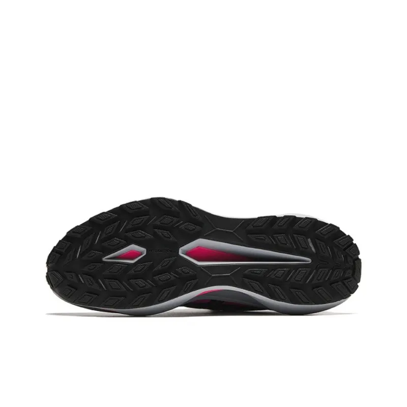 Anta Champion Rain Dove Non-slip Wear-resistant Shock Absorption Low-Top Running Shoes Women's Black Red-3