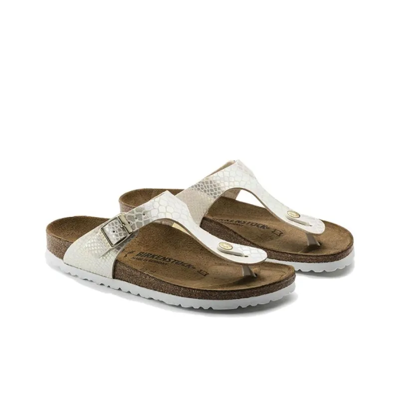 Birkenstock Gizeh Slip-Resistant Flip Flops Women's Beige Regular-1