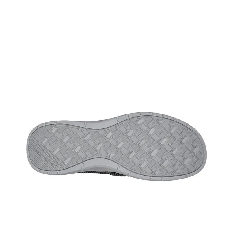 Skechers Cushioned Anti Slip And Wear Resistant Lightweight Low Top Casual Shoes Men's Black Gray-4