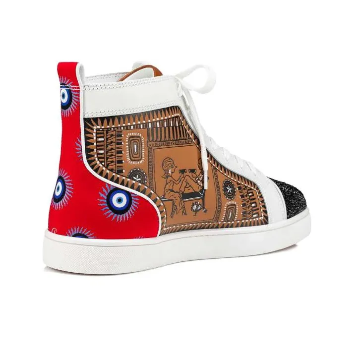 CL Mid Top Stylish Skateboarding Shoes Men's Multicolor-2