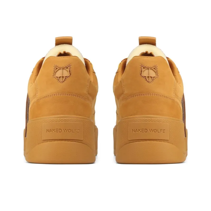 Naked Wolfe Kosa Slip Resistant Low Top Stylish Skateboarding Shoes Men's Brown-4