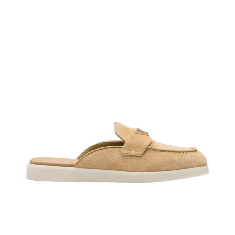 PRADA Suede Leather Mules-1