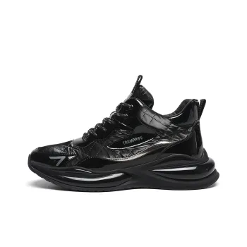 TRUMPPIPE Low Top Casual Shoes Men's Black