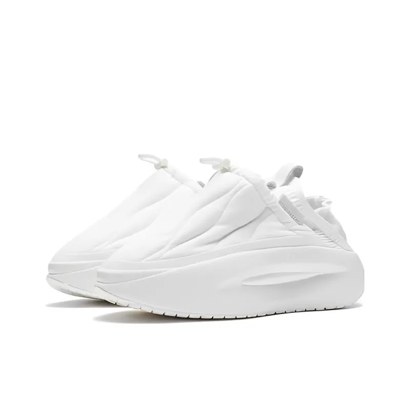 LiNing Cloud Travel Fluffy Cushioned Anti Slip And Wear Resistant Lightweight Low Top Sports Casual Shoes Men's Ecru-2
