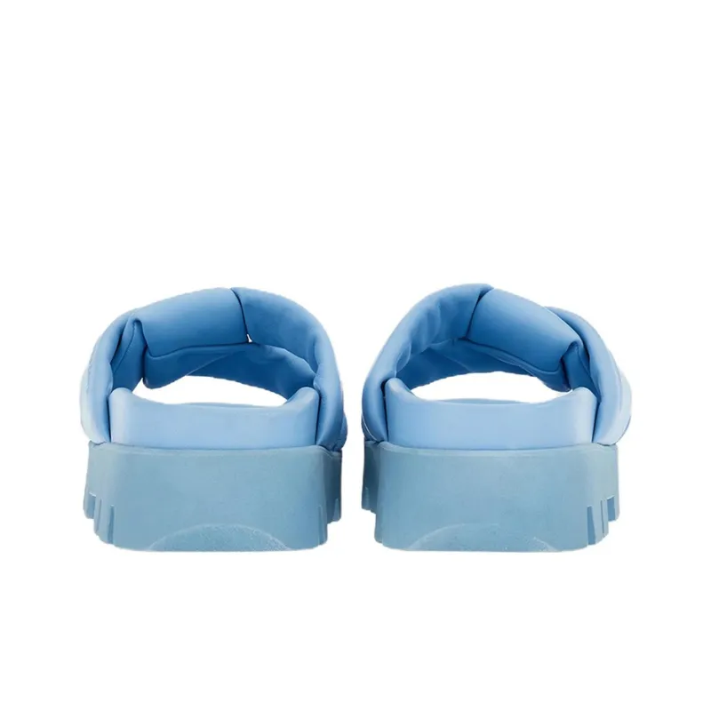 FERRAGAMO Slide Slippers Women's Blue-3