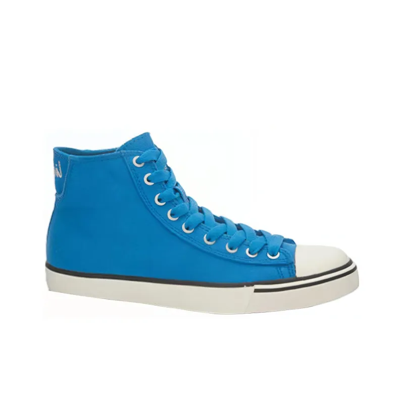 LiNing High Top Skateboard Shoes Men's Blue White-1