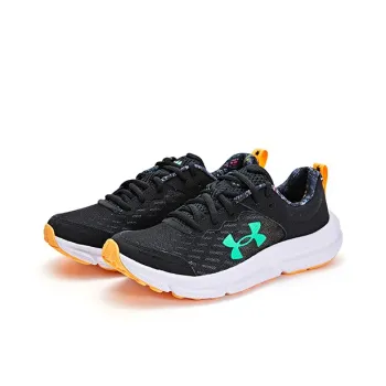 Under Armour Anti-Slip Wear-Resistant Breathable Supportive Lightweight Warm Rebound Low-Top Running Shoes Unisex Black