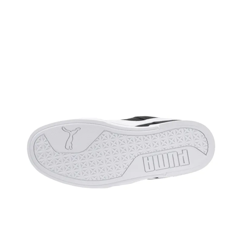 PUMA C Rey Anti Slip Wear Resistant Low Top Skateboard Shoes Black White-4