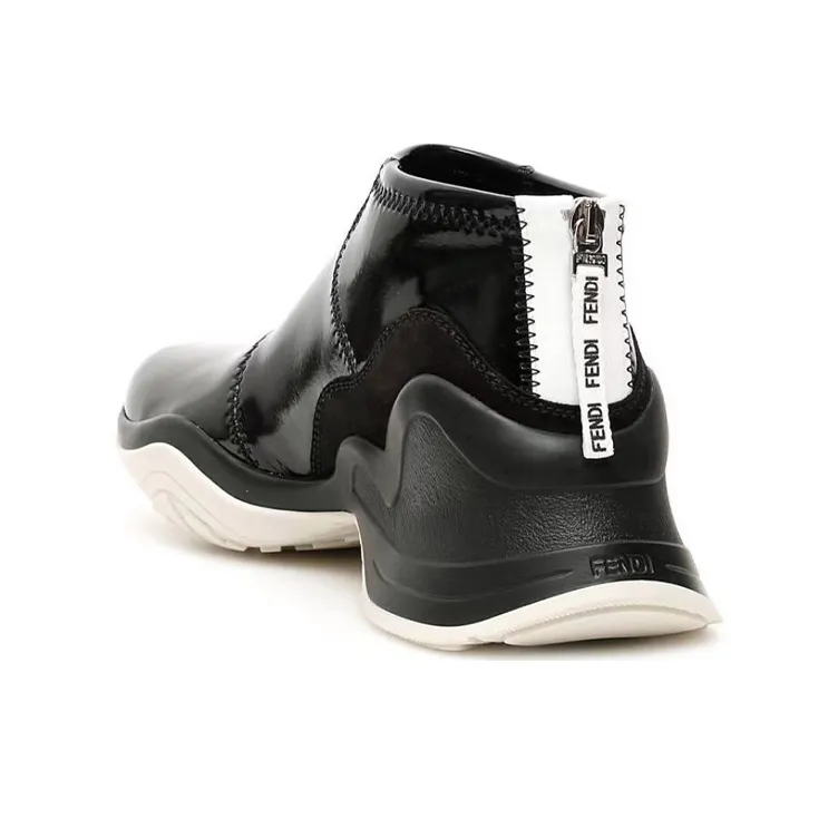 FENDI Women's FFluid High 'Glossy Black'-4