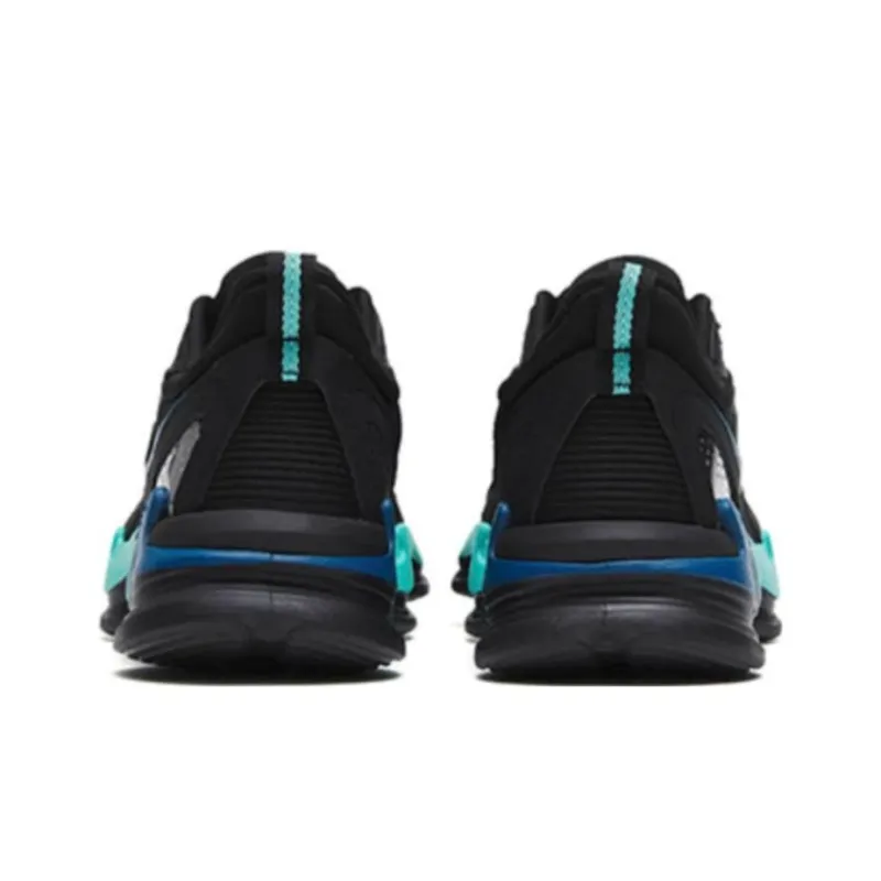 Anta Cushioning Anti Slip And Wear Resistant Low Top Running Shoes Men's Black Green-3