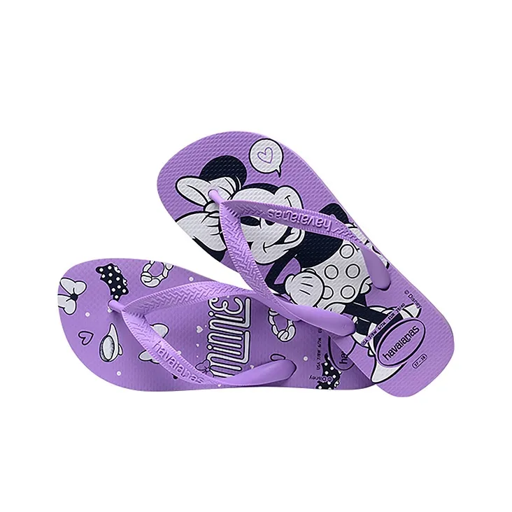 Disney x Havaianas Rubber Sole Flip Flops Women's Purple-2