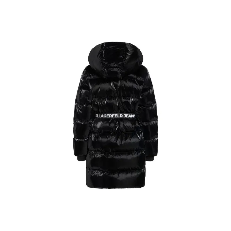 KARL LAGERFELD / Karl Lagerfeld Jeans Long Belted Puffer Coat-1