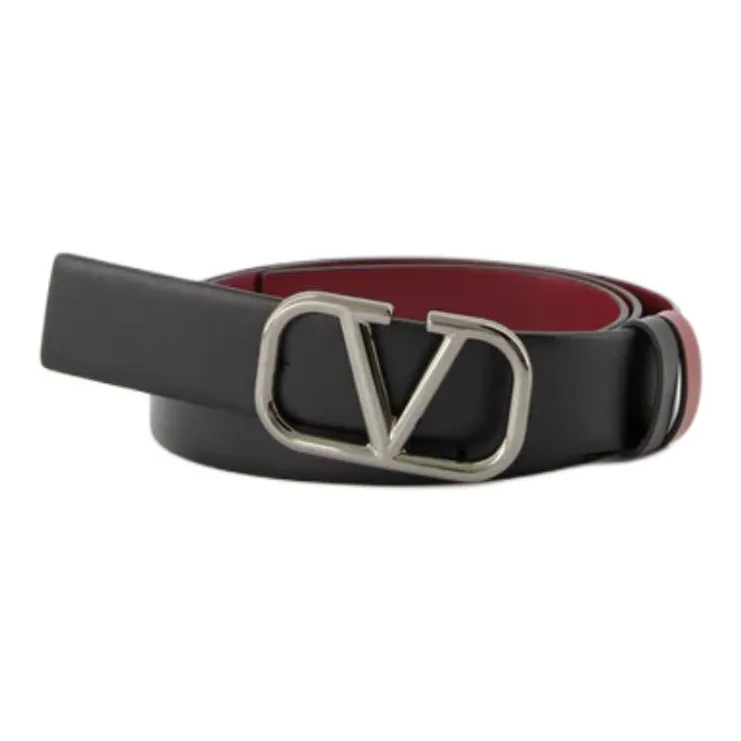 Valentino VLogo Plaque Reversible Belt-1