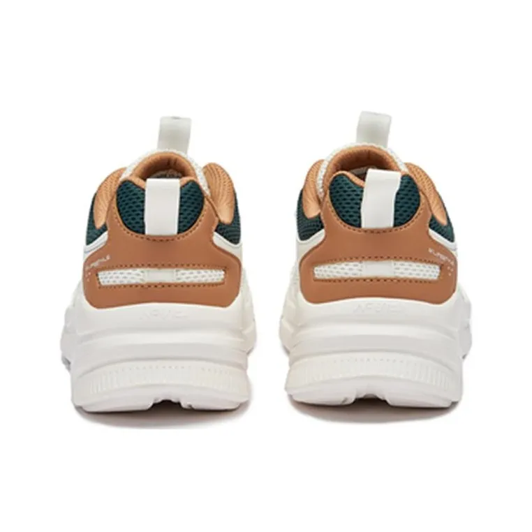 361° Cushioning, Slip Resistant, And Abrasion Resistant Low Top Casual Shoes Men's Feather White-3