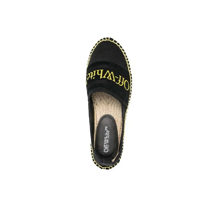 OFF WHITE Logo embroidered Espadrilles Women's-4
