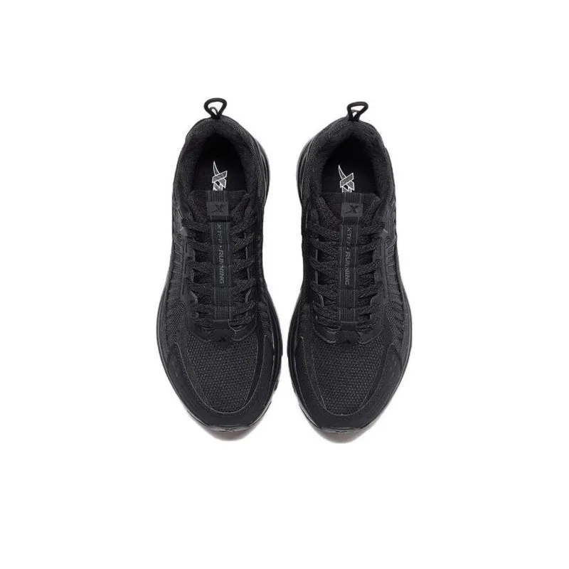 XTEP Slip Resistant, Abrasion Resistant, Breathable Low Top Running Shoes Men's Black-2