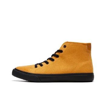 Rockfish Warm Slip-Resistant High-Top Skateboard Shoes Women's Ginger Yellow