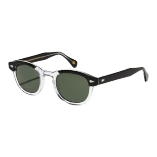 MOSCOT Oval Sunglasses Men's Black