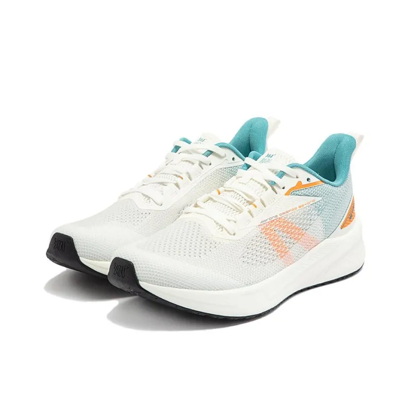 361° Cushioning Anti Slip And Wear Resistant Low Top Running Shoes Men's White Blue-2