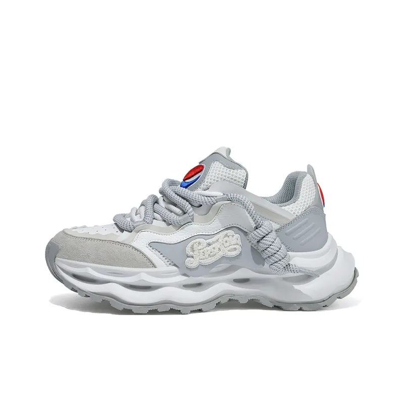 Pepsi Cushioned Abrasion-Resistant Slip-Resistant Low-Top Chunky Sneakers Unisex Exclusive Box-6