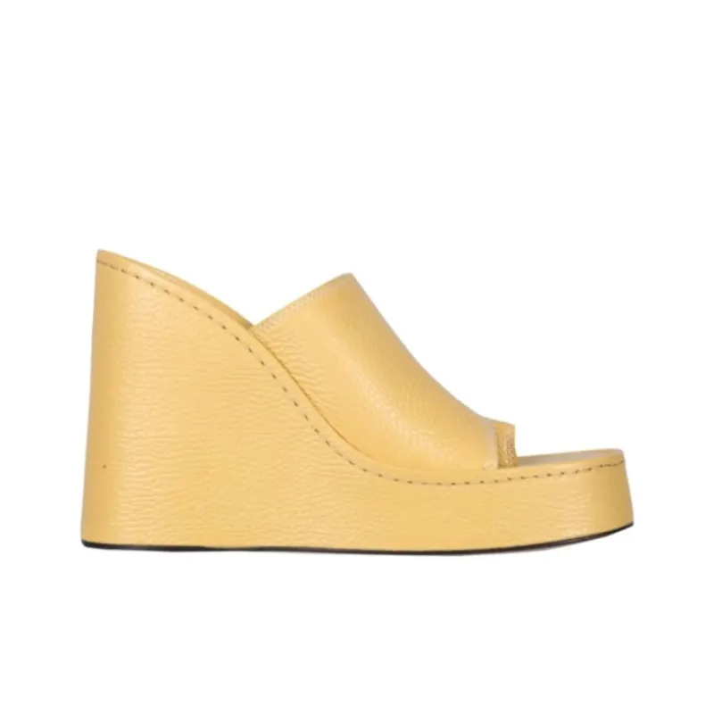 MIISTA Slide Slippers Women's Yellow-1