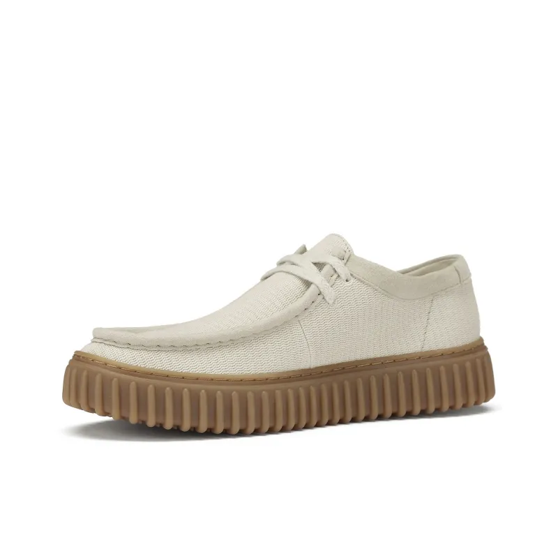 Clarks Cushioning Low Top Casual Shoes Men's White-1