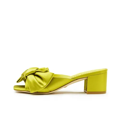 stuart weitzman Bow-detail Leather Mules