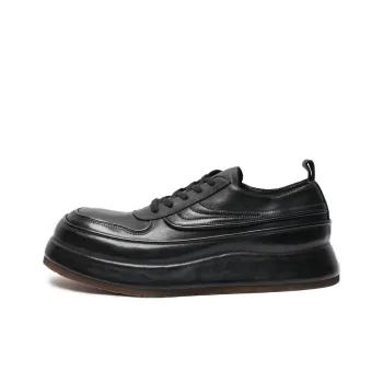 Viplander Low Top Skateboard Shoes 5cm Men's Black