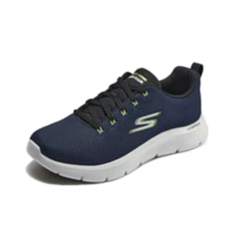 Skechers Cushioning, Wear Resistant Low Top Running Shoes Men's Marine Blue-2