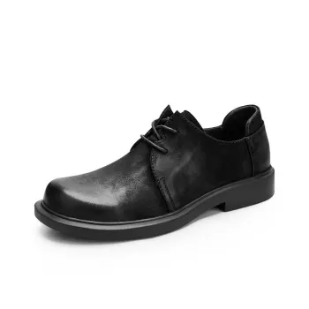 Voguhomme Men's Casual Shoes Men Low Top Brown/Black
