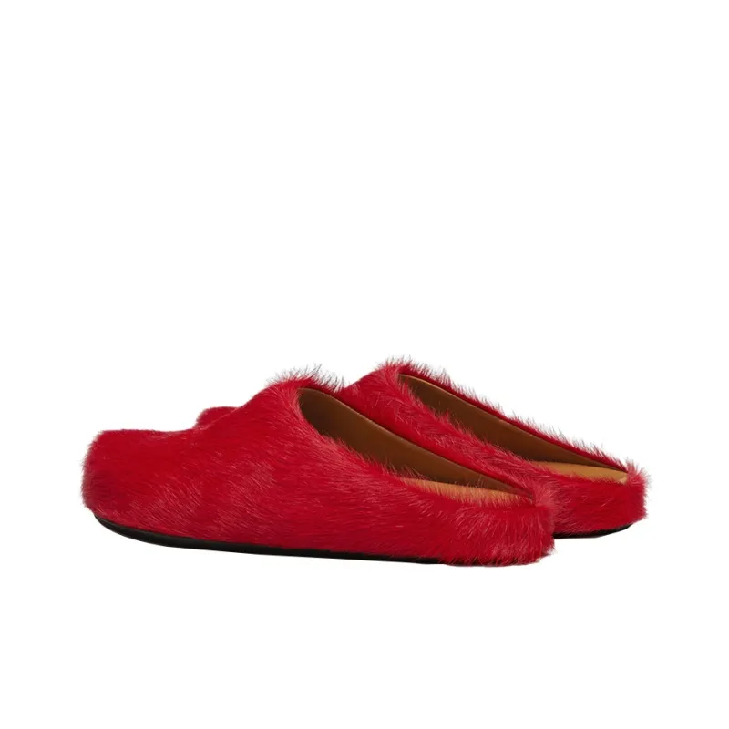 MARNI Round Toe Slip On Slippers-3