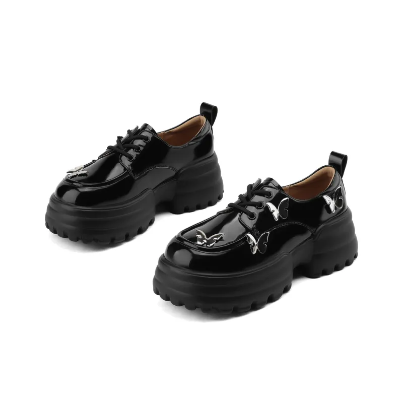 JOSINY Loafers 6.5cm Women's Black/Ecru-2