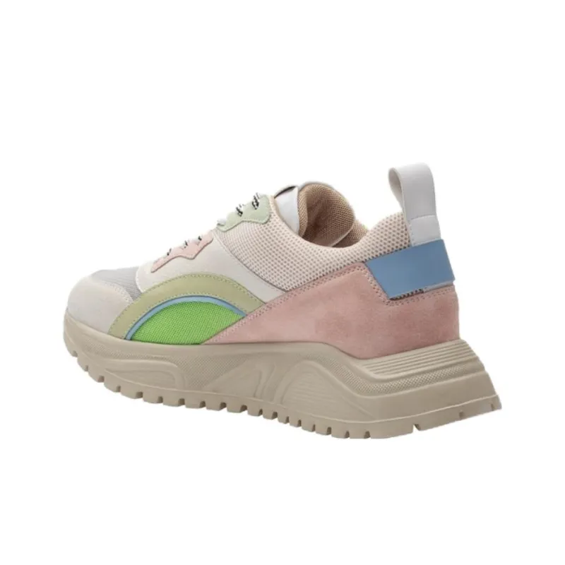 BOGNER Low Top Sports Casual Shoes Women's White Green Pink-2