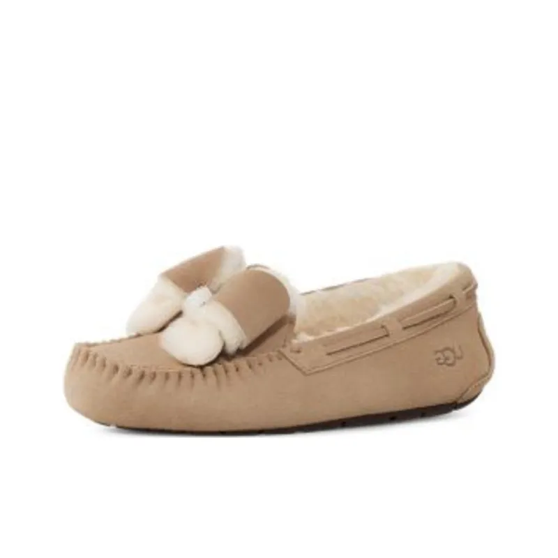 UGG Dakota Fur Bow 'Sand' Women's-2