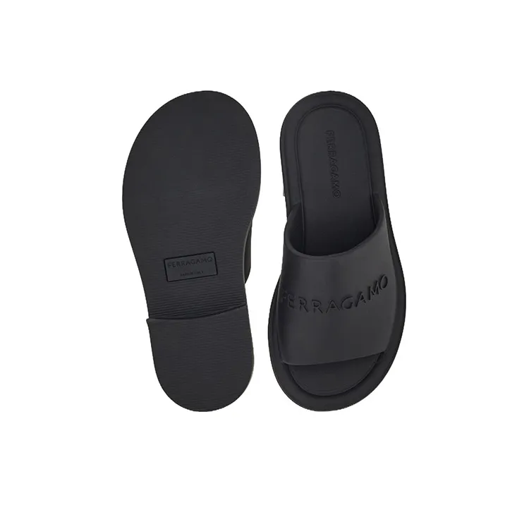 FERRAGAMO Logo-embossed Sandals-4