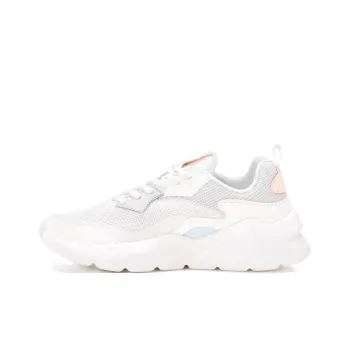 Erke Breathable And Wear resistant Low Top Running Shoes Women's White Blue