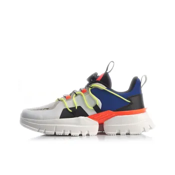 LiNing UT Anti Slip Wear Resistant Low Top Casual Shoes Unisex Snow White