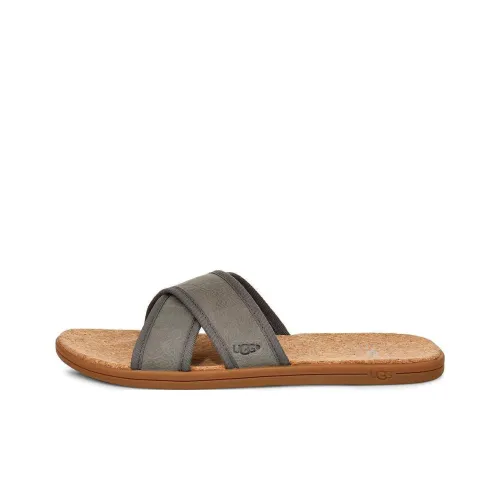 UGG Slide Slippers Men Gray