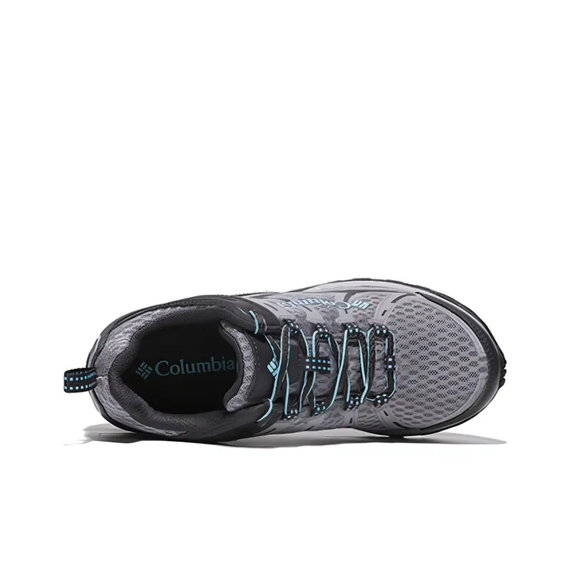 Columbia Outdry Cushioned Slip Resistant Abrasion Resistant Low Top Trekking Shoes Women's Gray Black-2