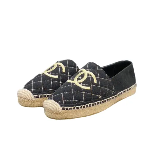 CHANEL Espadrilles Women's Black
