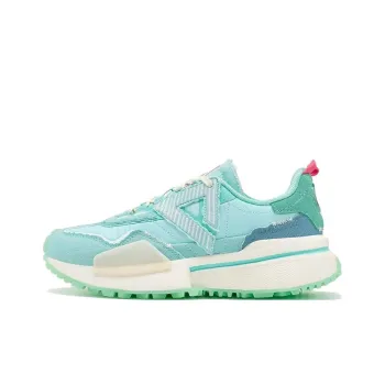 PEAK Taichi 70S Anti Slip Wear Resistant Low Top Sports Casual Shoes Women's Bright Fresh Green