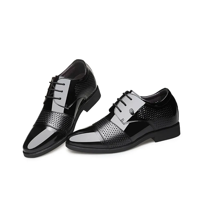 LAORENTOU Dress Shoes Men Low Top Brown-22