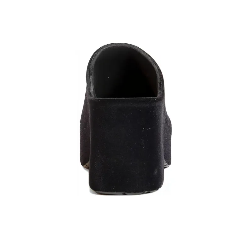 LOEWE Rubber Sole Wrap toe Slippers Women's Black-4