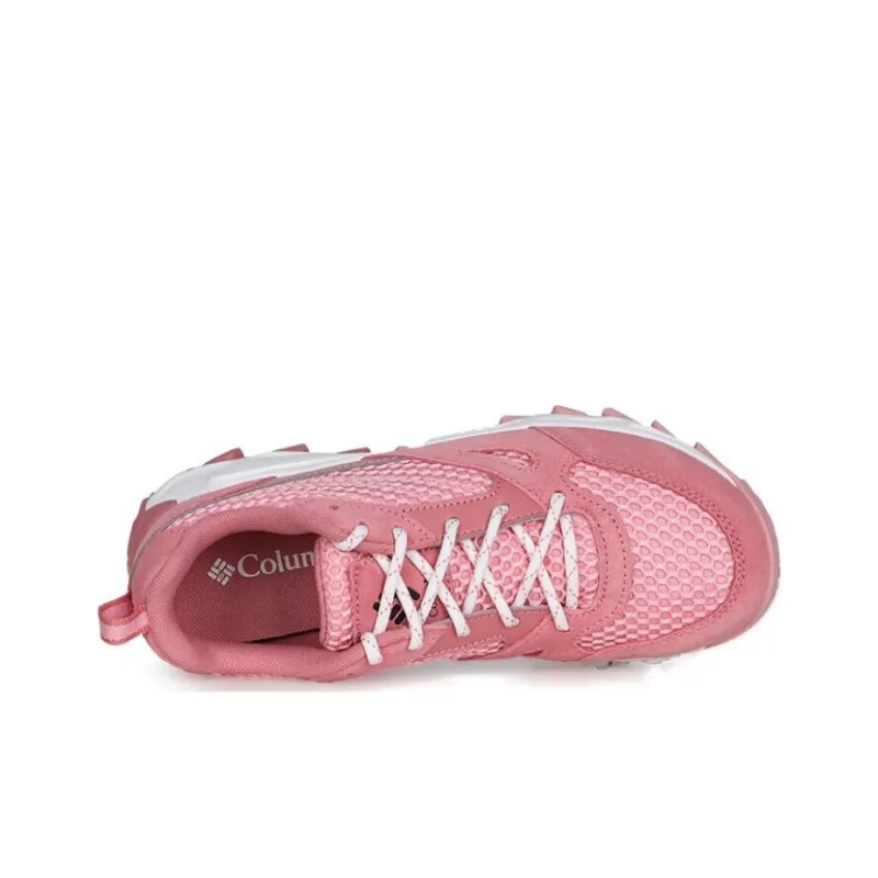 Columbia Anti Slip Wear Resistant Low Top Outdoor Shoes Women's Pink-3
