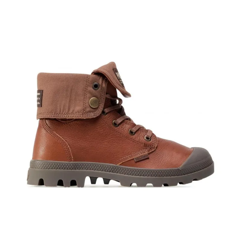 Palladium Baggy Lth Ess Ankle Length Martin Boot Unisex Brown-1